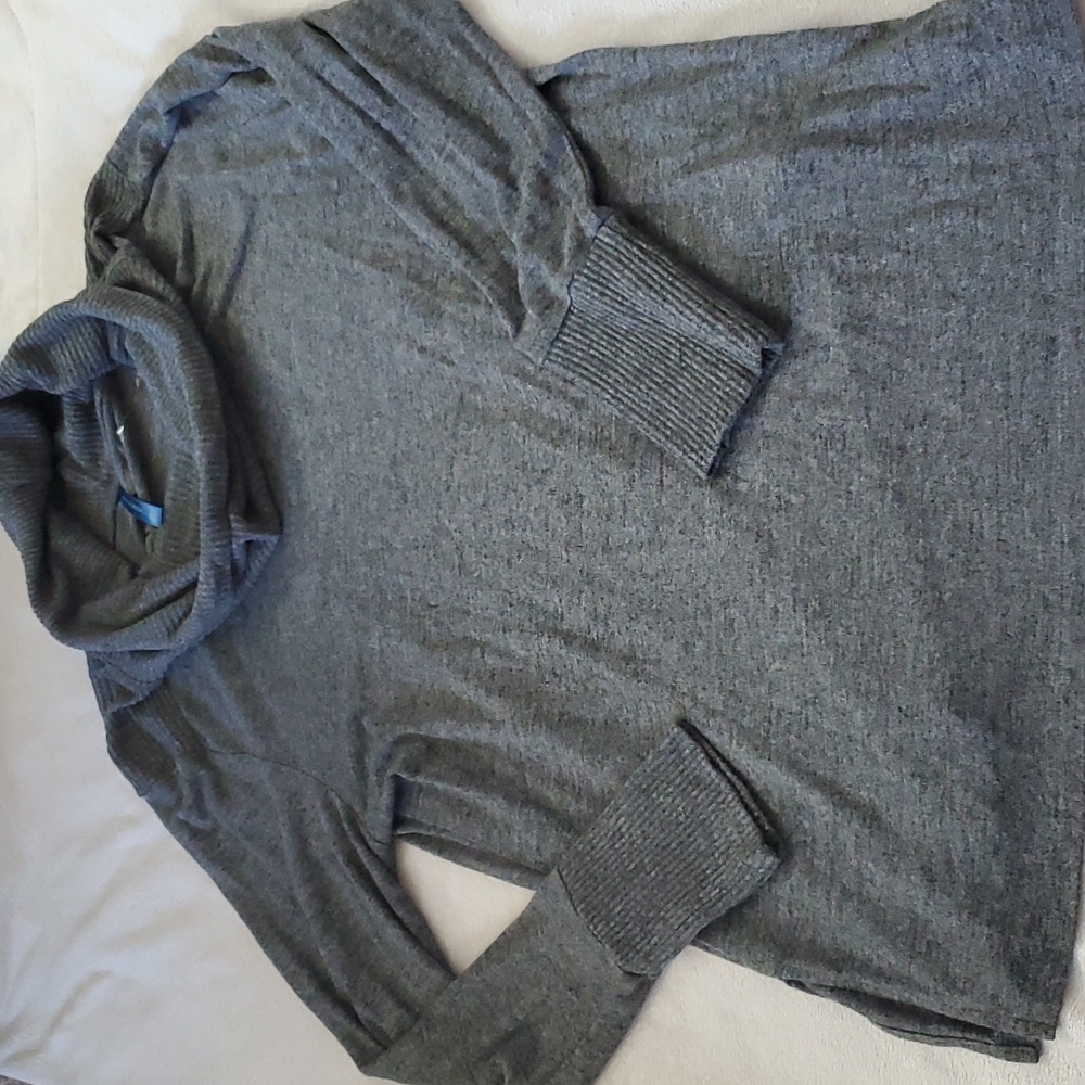 Lightweight cowl neck sweater